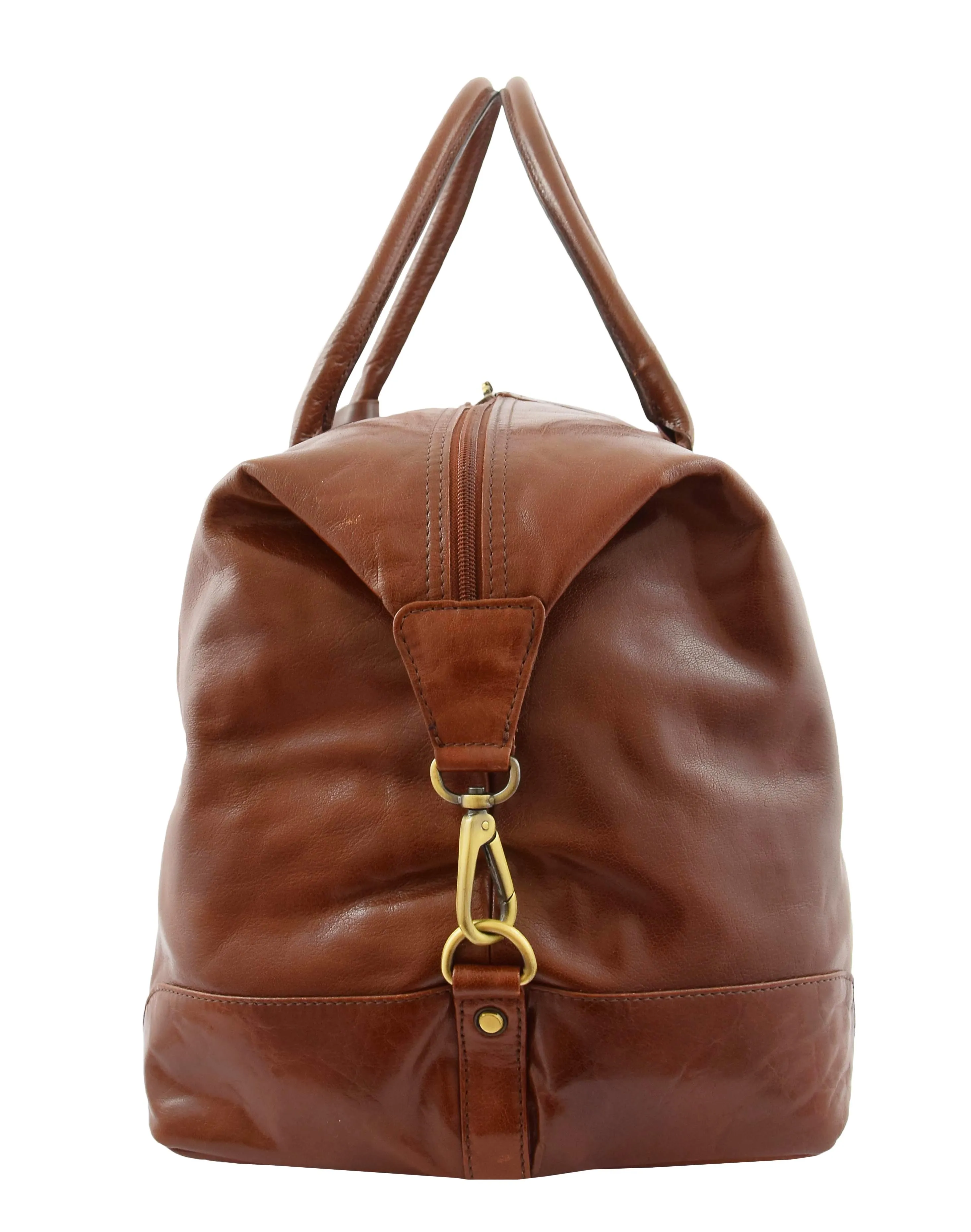 DR290 Hardrock Travel Leather Holdall Bag Cognac