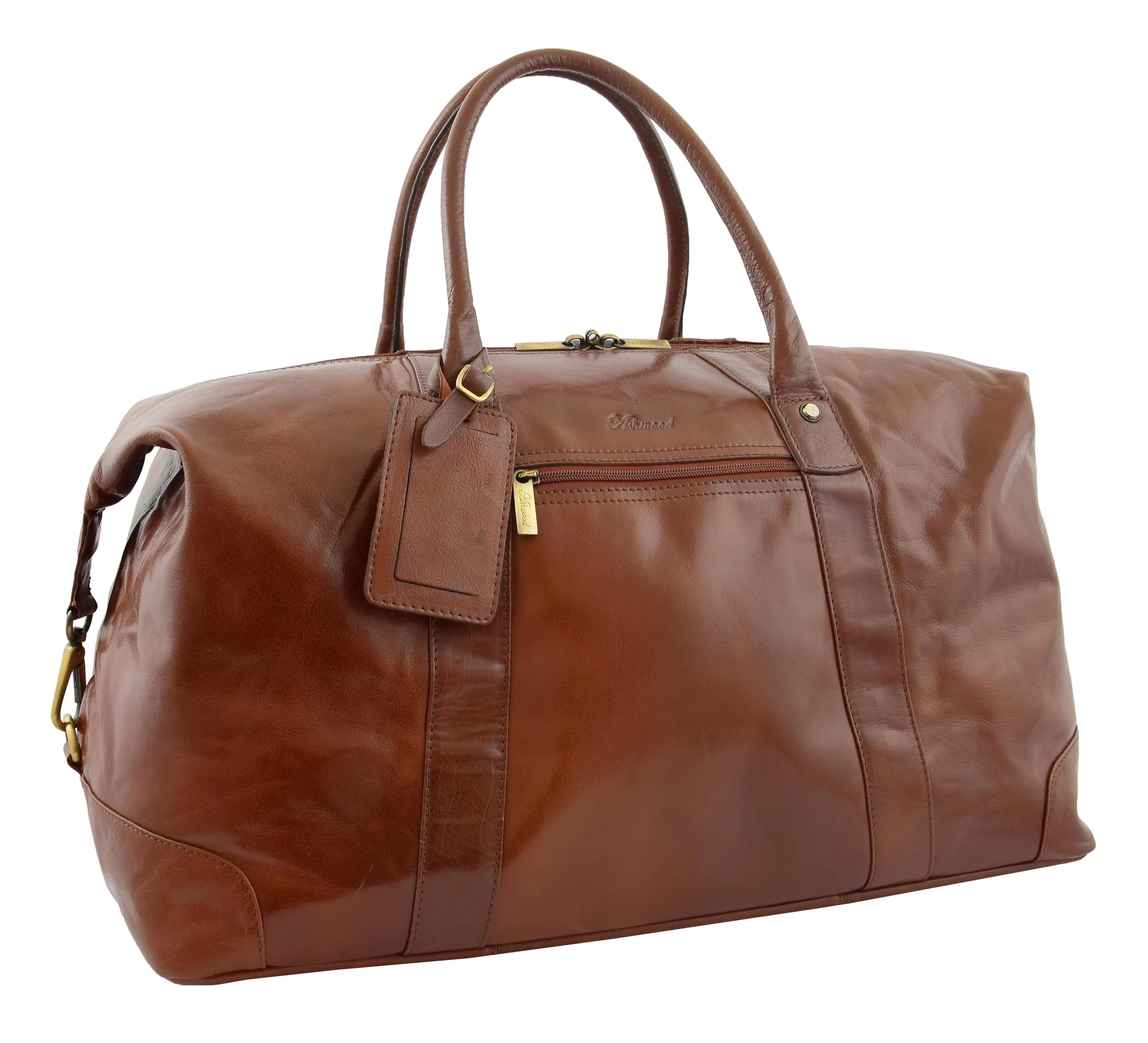 DR290 Hardrock Travel Leather Holdall Bag Cognac