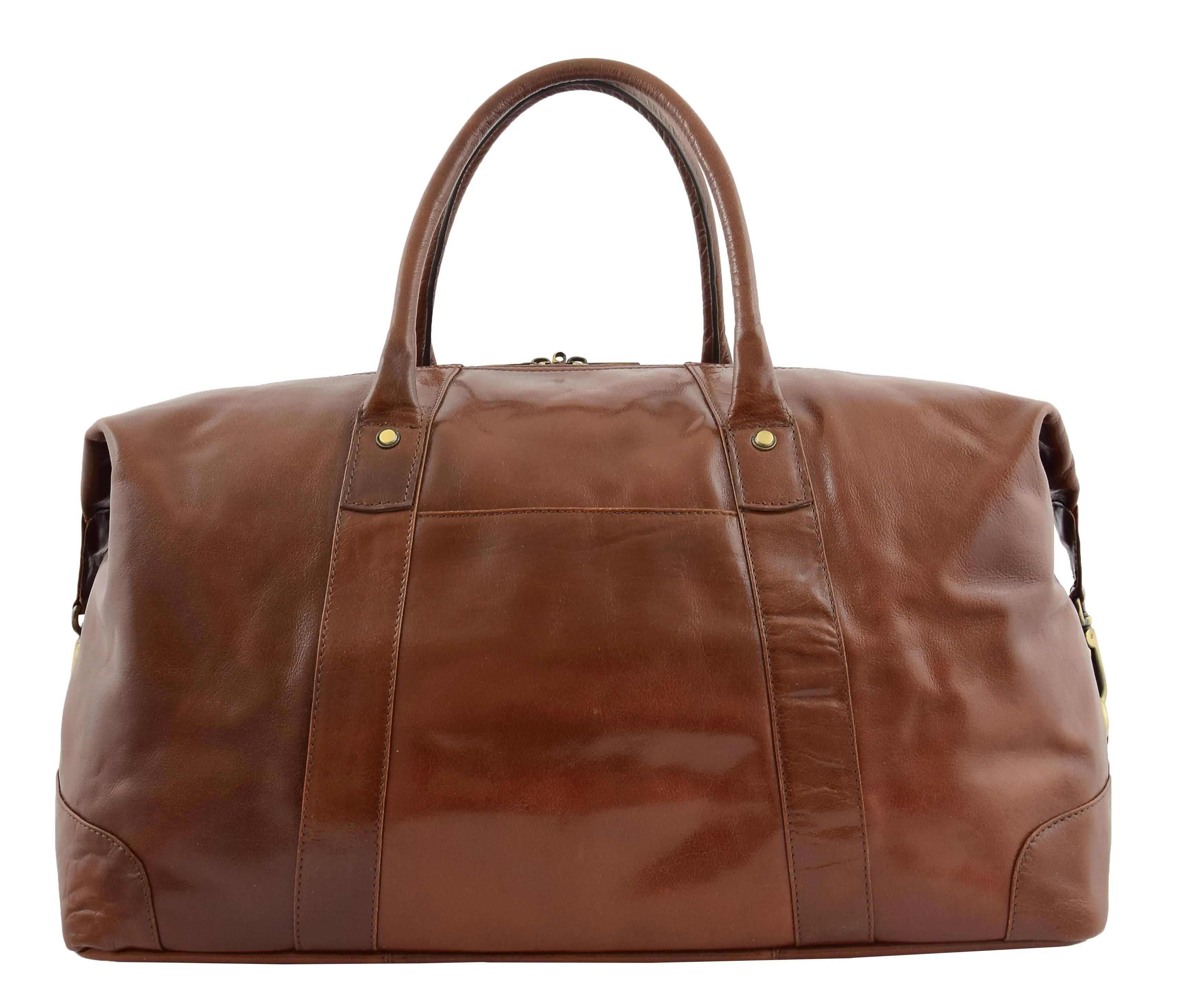 DR290 Hardrock Travel Leather Holdall Bag Cognac
