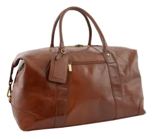 DR290 Hardrock Travel Leather Holdall Bag Cognac