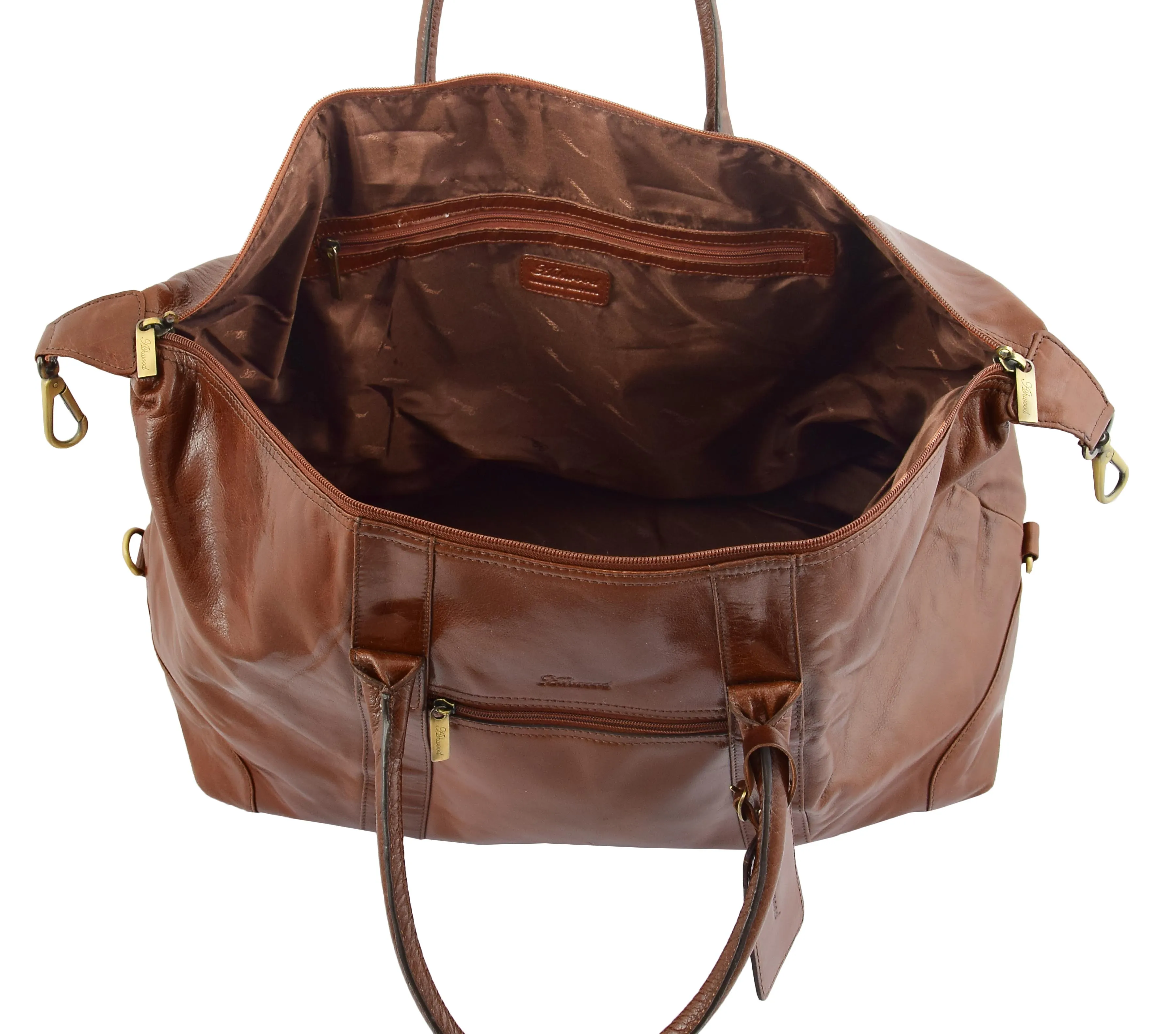 DR290 Hardrock Travel Leather Holdall Bag Cognac