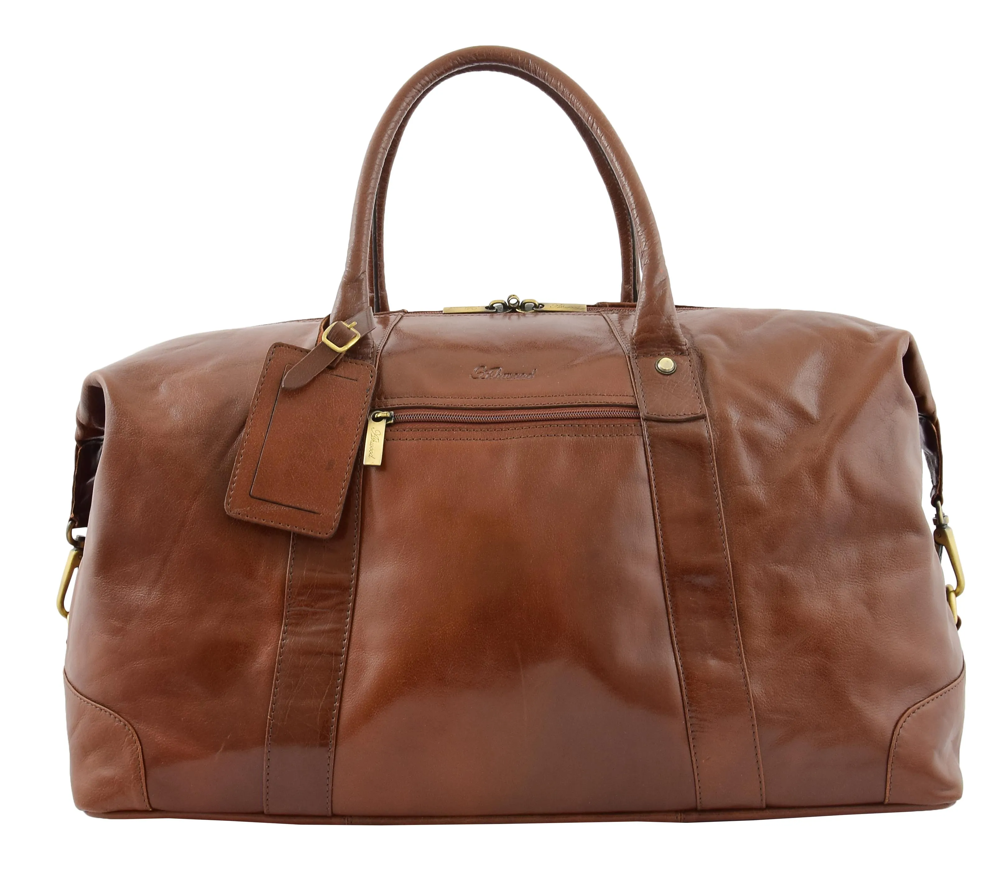 DR290 Hardrock Travel Leather Holdall Bag Cognac