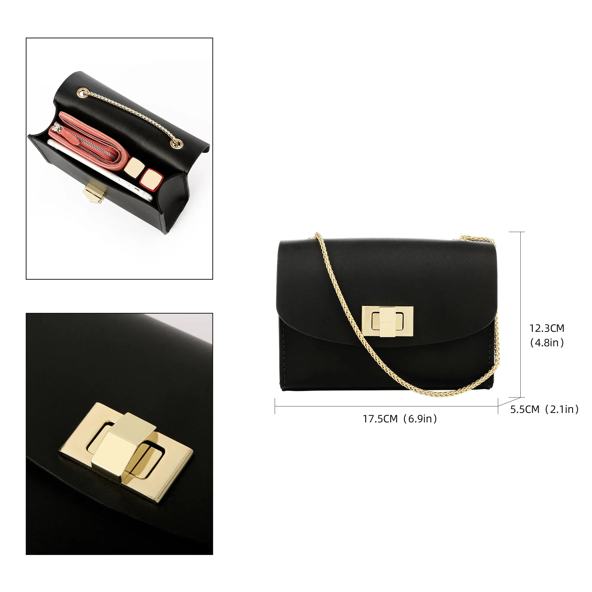 Fashion Square Leather Bag Kit