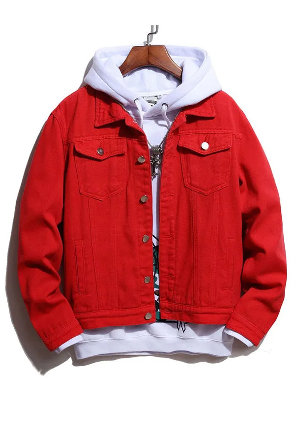 Flap Pocket Denim Jacket