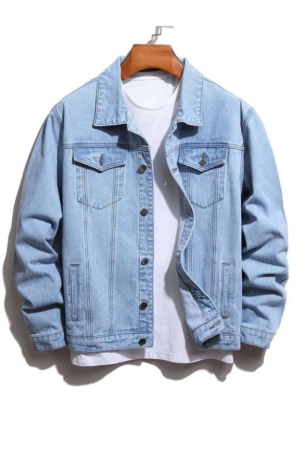 Flap Pocket Denim Jacket