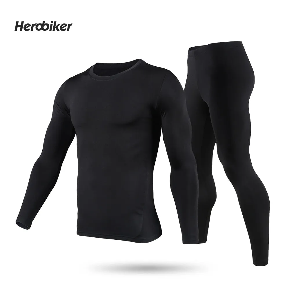 Fleece Lined Thermal Underwear Set