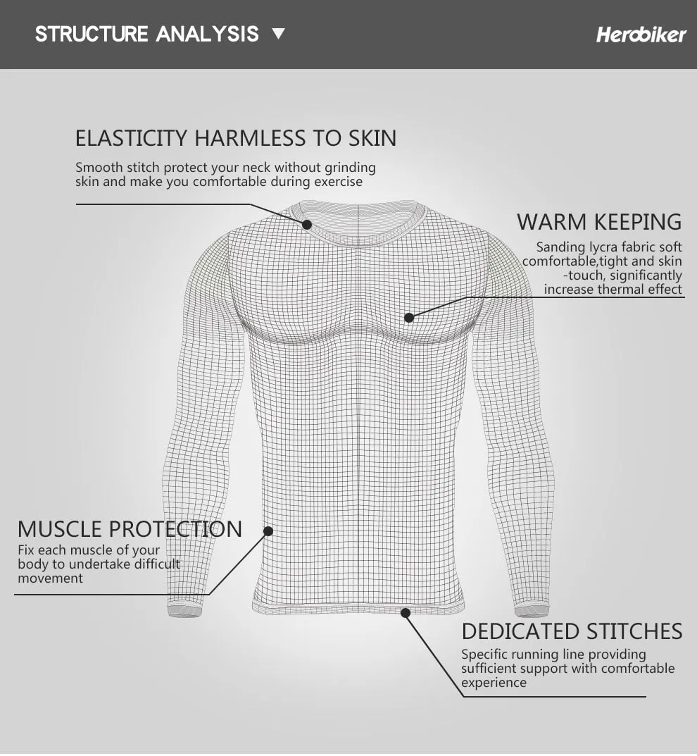 Fleece Lined Thermal Underwear Set