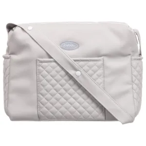 Grey Quilted Changing Bag