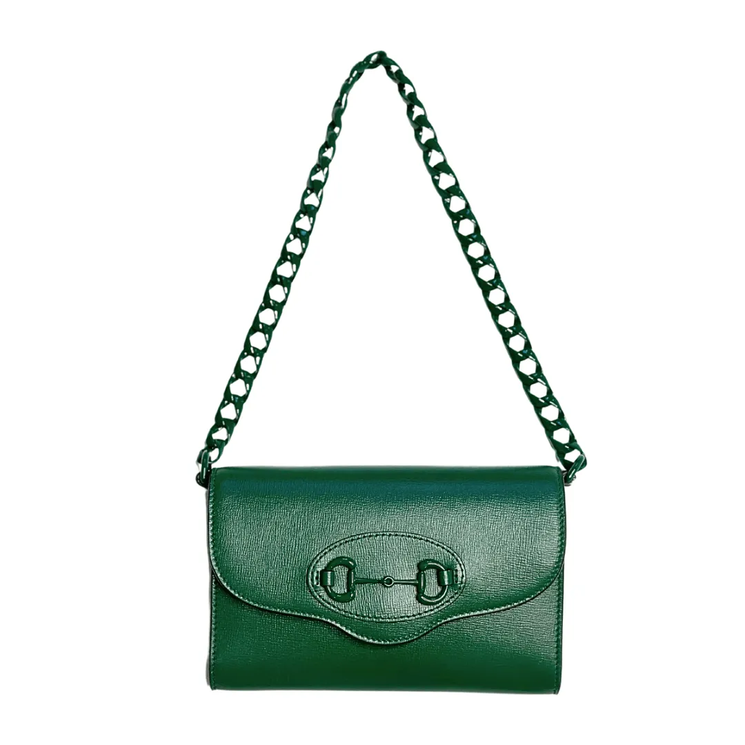 Gucci 1955 Mini Horsebit Bag w/ Web Strap