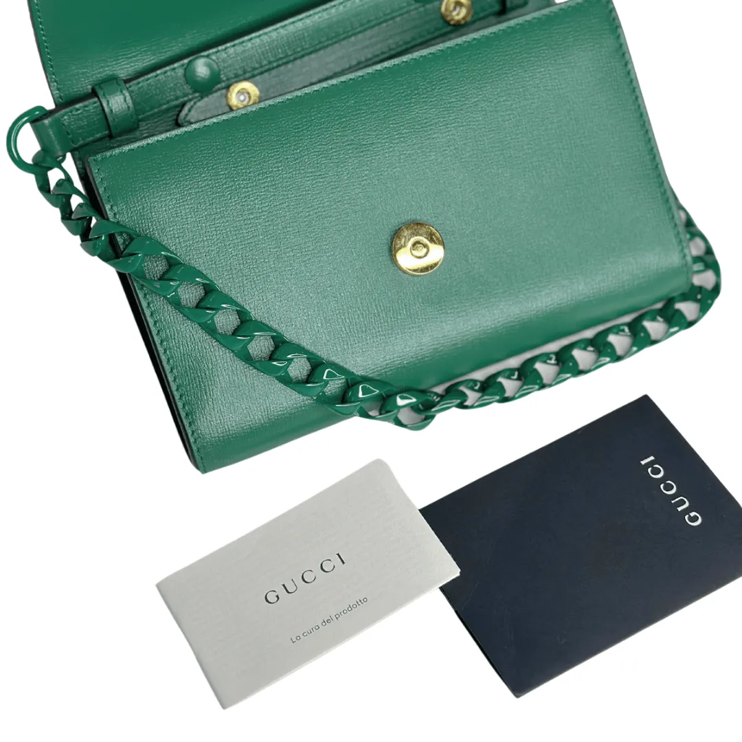 Gucci 1955 Mini Horsebit Bag w/ Web Strap