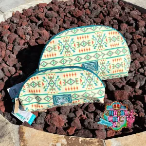 Hooey Makeup Bag - Aztec Print