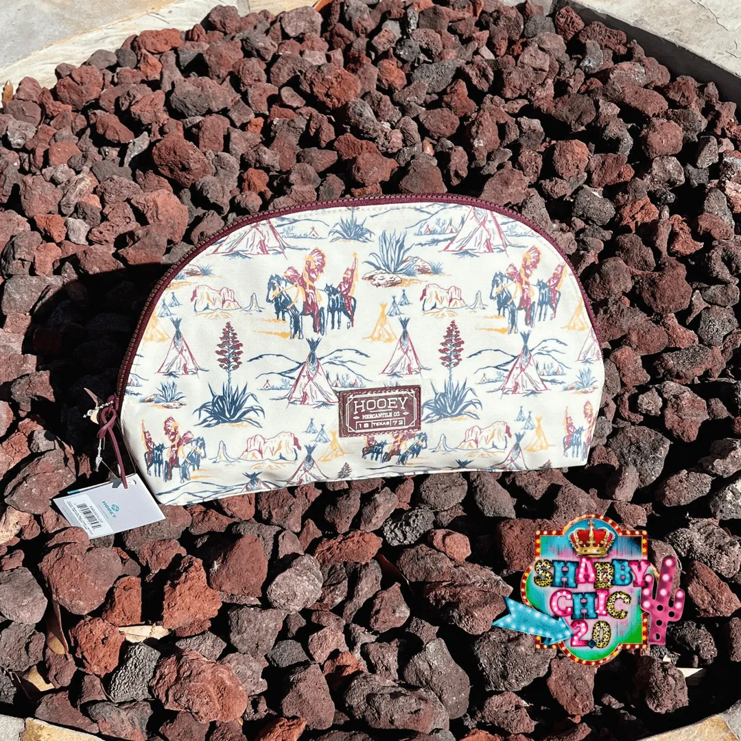 Hooey Makeup Bag - Indian and TeePee