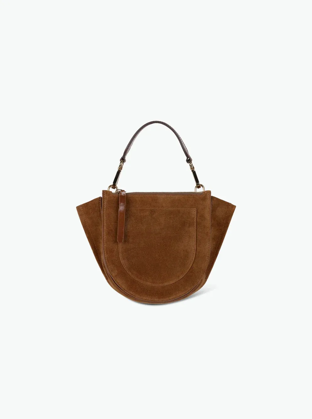 Hortensia Bag Mini - Cognac Suede