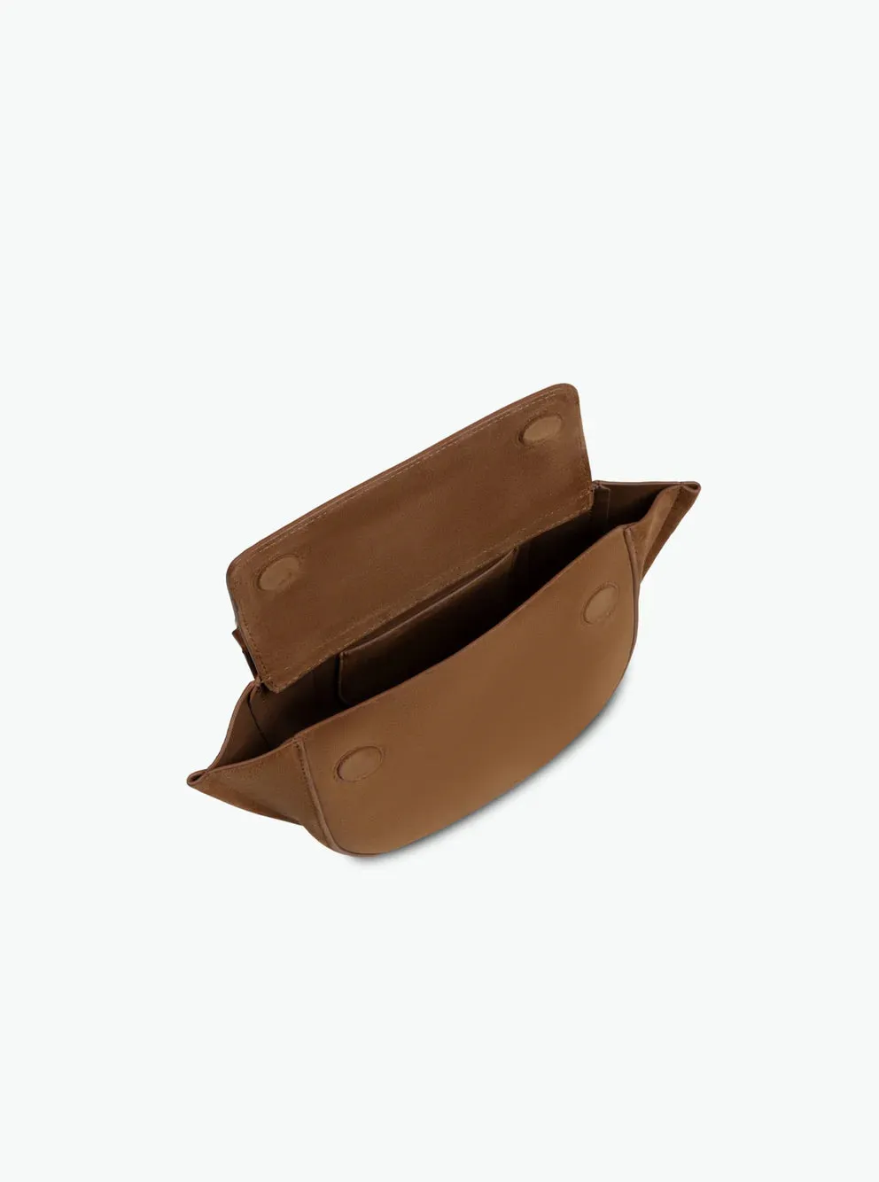 Hortensia Bag Mini - Cognac Suede