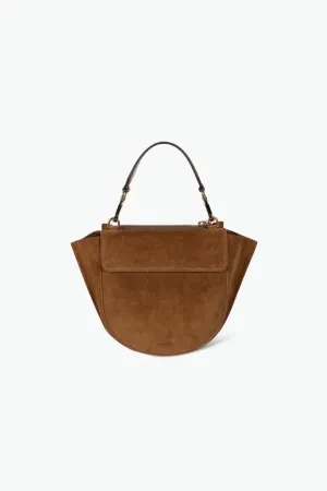 Hortensia Bag Mini - Cognac Suede