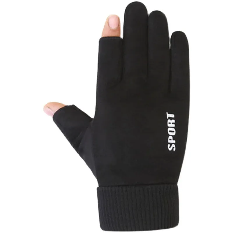 INSTOCK - Men's autumn and winter suede gloves for sports cycling