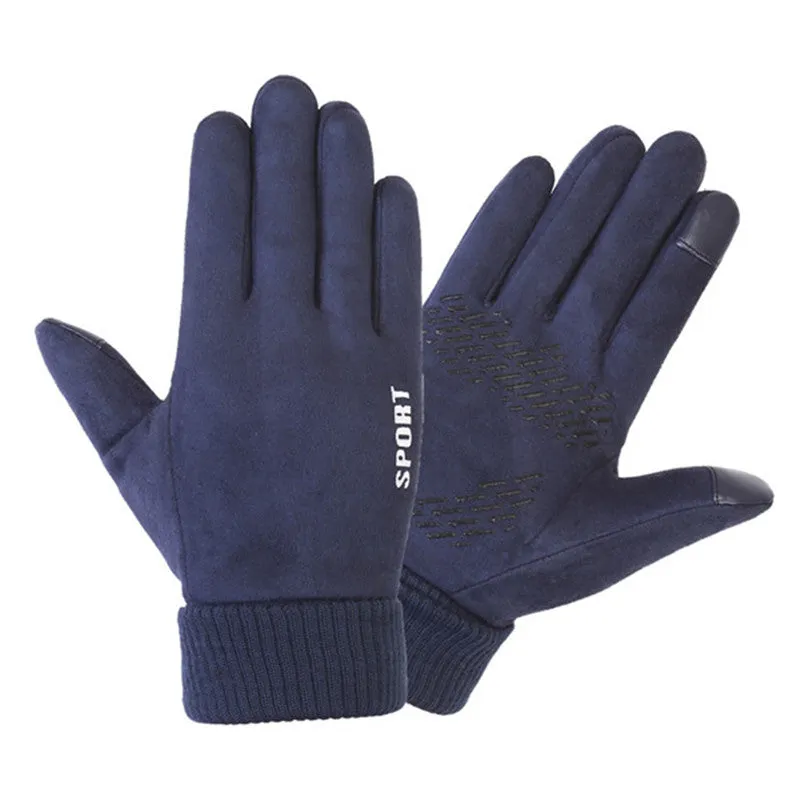 INSTOCK - Men's autumn and winter suede gloves for sports cycling