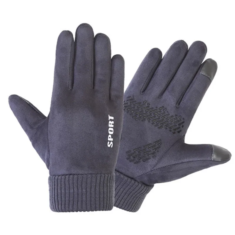 INSTOCK - Men's autumn and winter suede gloves for sports cycling