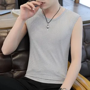 INSTOCK- Summer sports summer loose waistcoat sleeveless men's