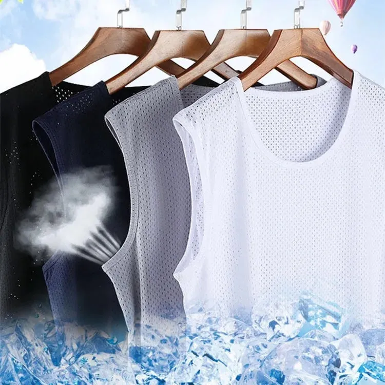 INSTOCK- Summer sports summer loose waistcoat sleeveless men's