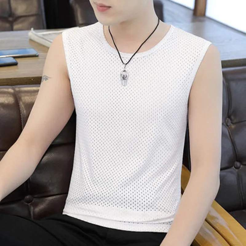 INSTOCK- Summer sports summer loose waistcoat sleeveless men's