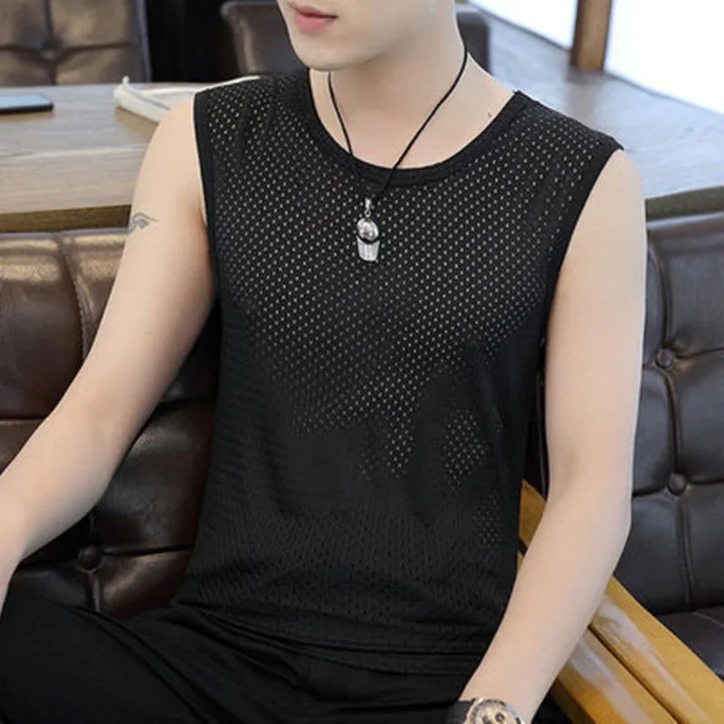 INSTOCK- Summer sports summer loose waistcoat sleeveless men's