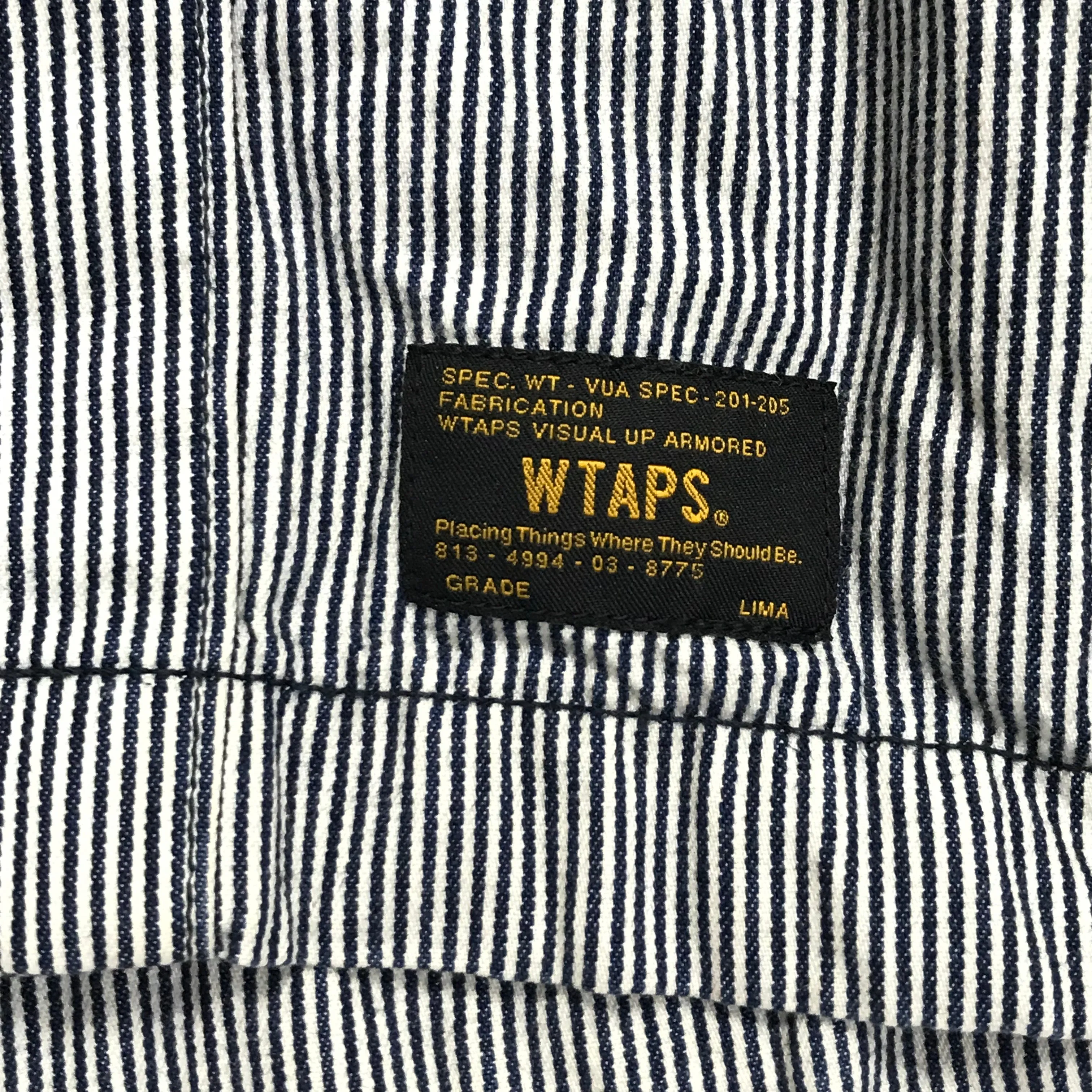 [L] WTAPS Vatos 03 Hickory Stripe L/S Shirt
