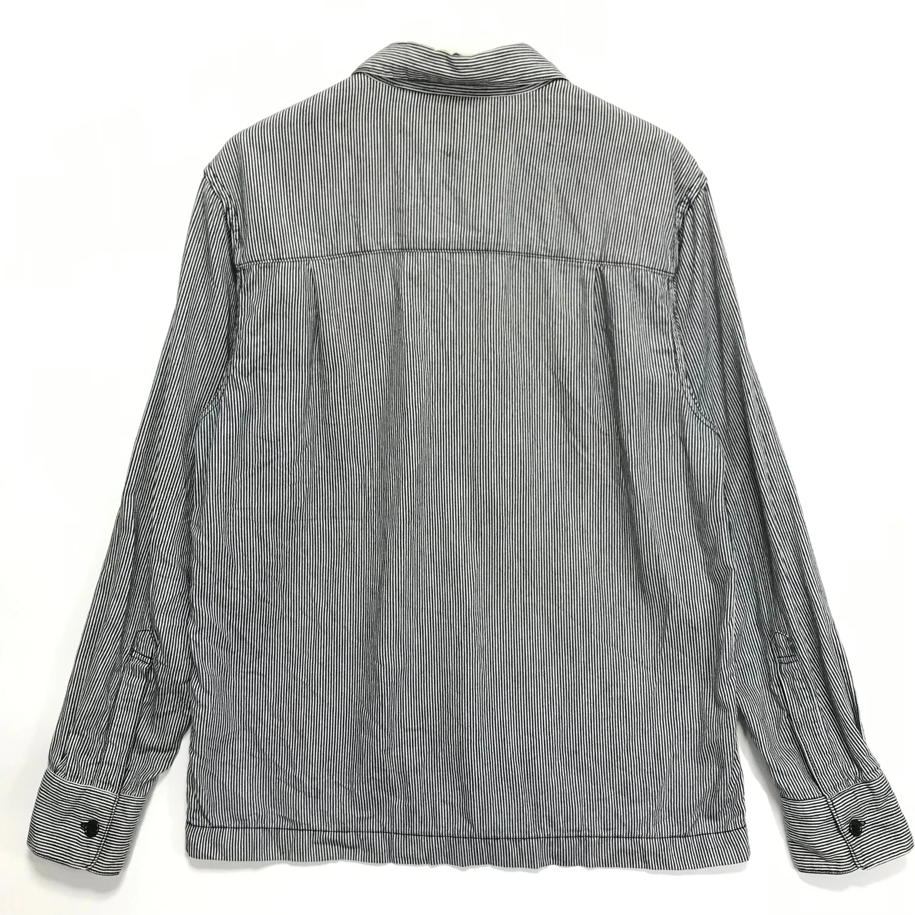 [L] WTAPS Vatos 03 Hickory Stripe L/S Shirt