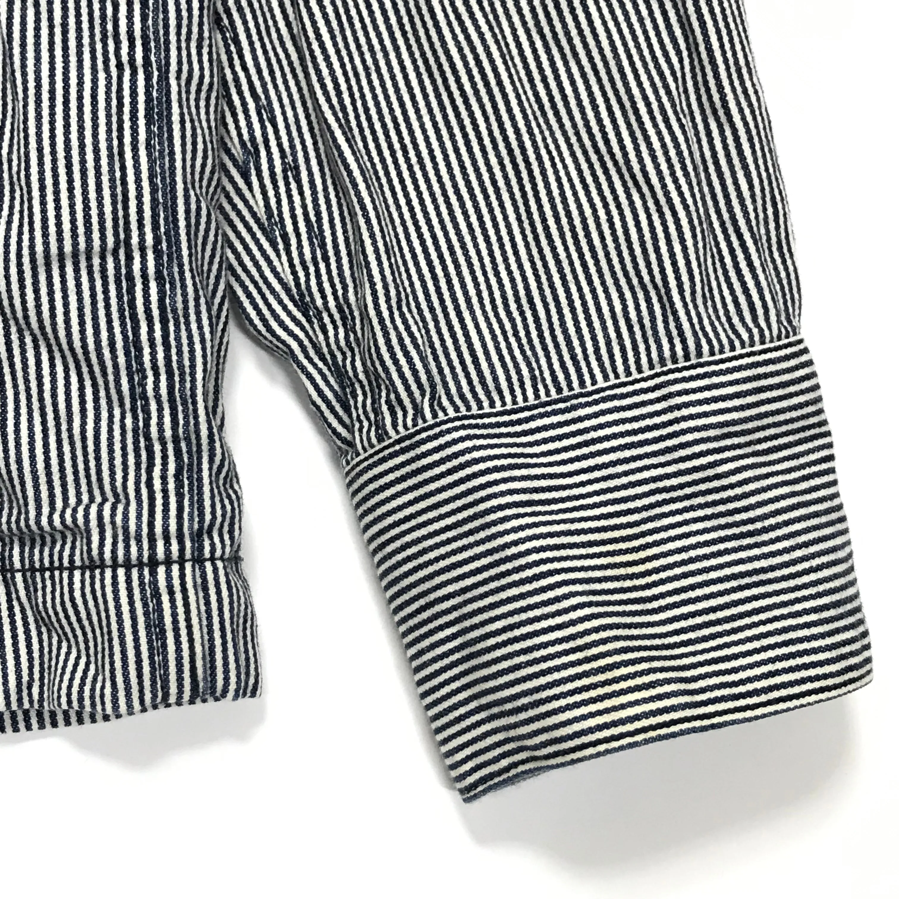 [L] WTAPS Vatos 03 Hickory Stripe L/S Shirt