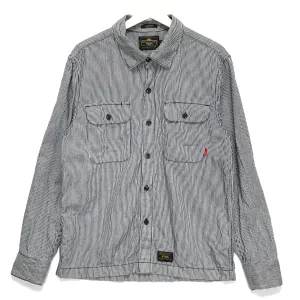[L] WTAPS Vatos 03 Hickory Stripe L/S Shirt