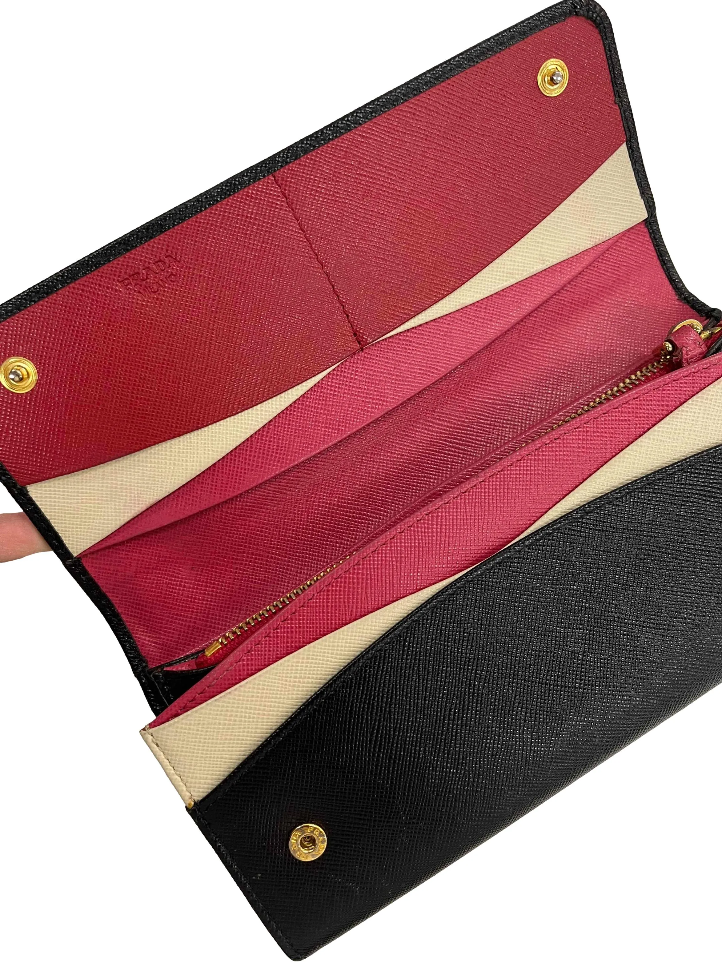 Large Saffiano Leather Wallet