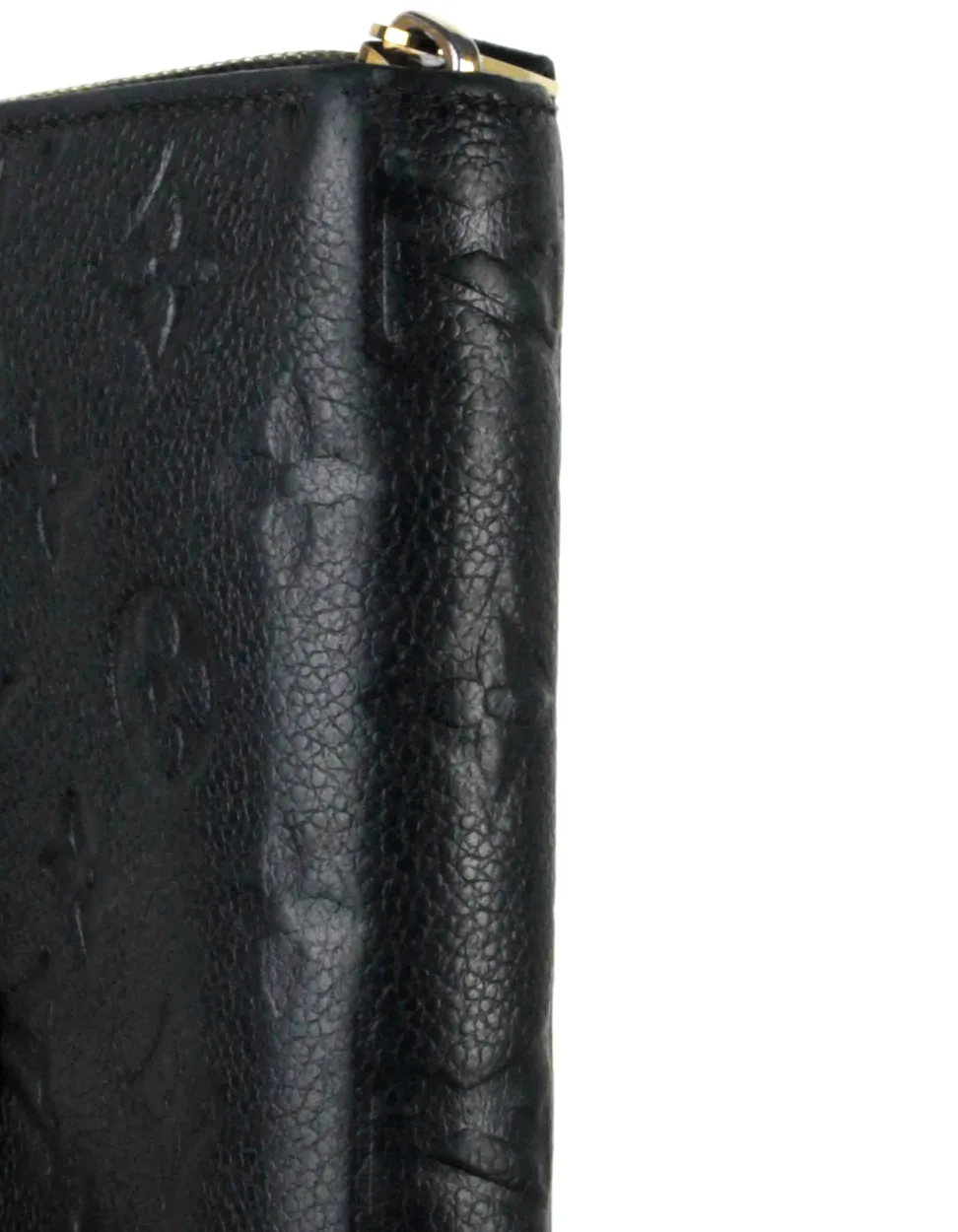 Louis Vuitton Noir Black Monogram Empreinte Zippy Wallet