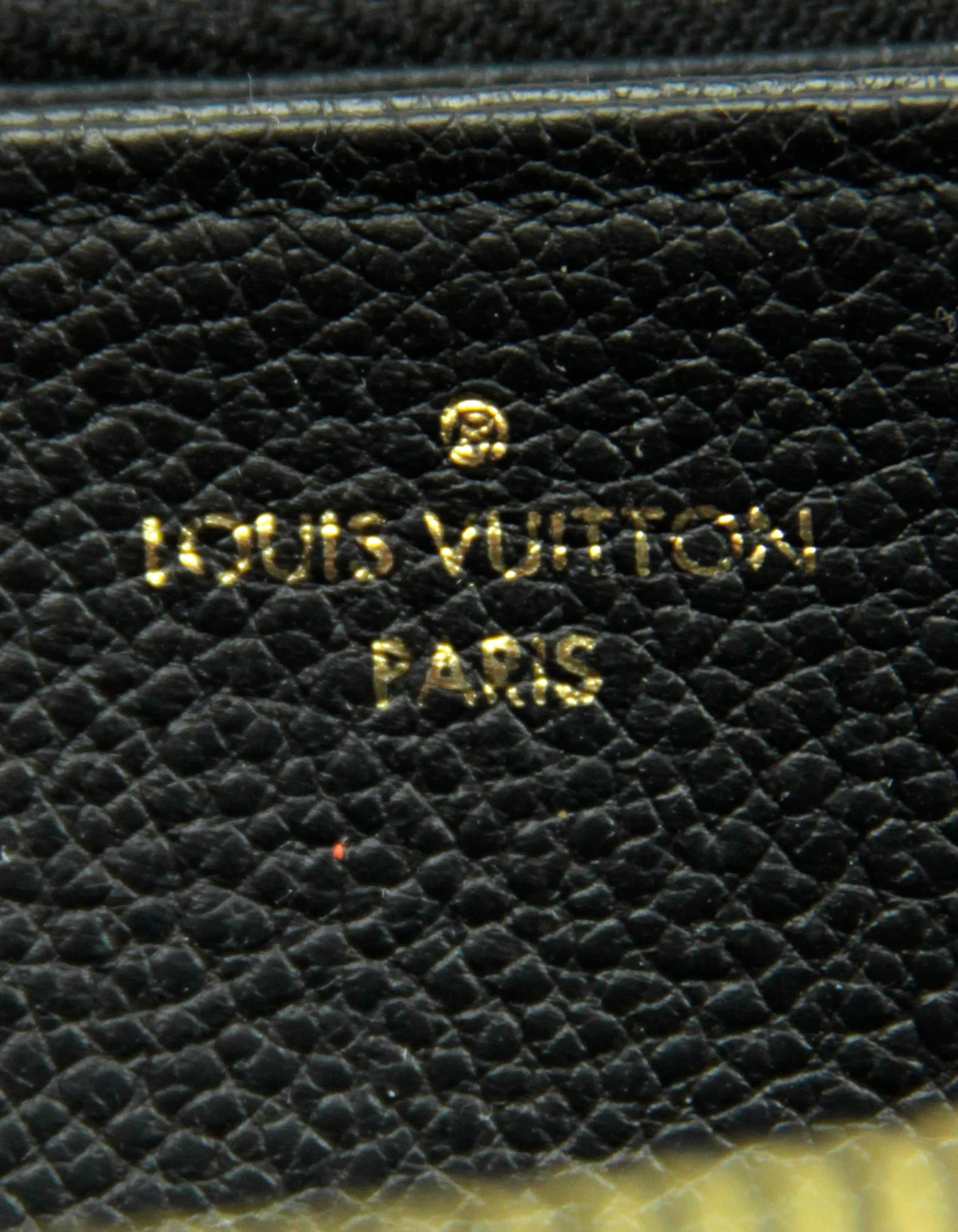 Louis Vuitton Noir Black Monogram Empreinte Zippy Wallet