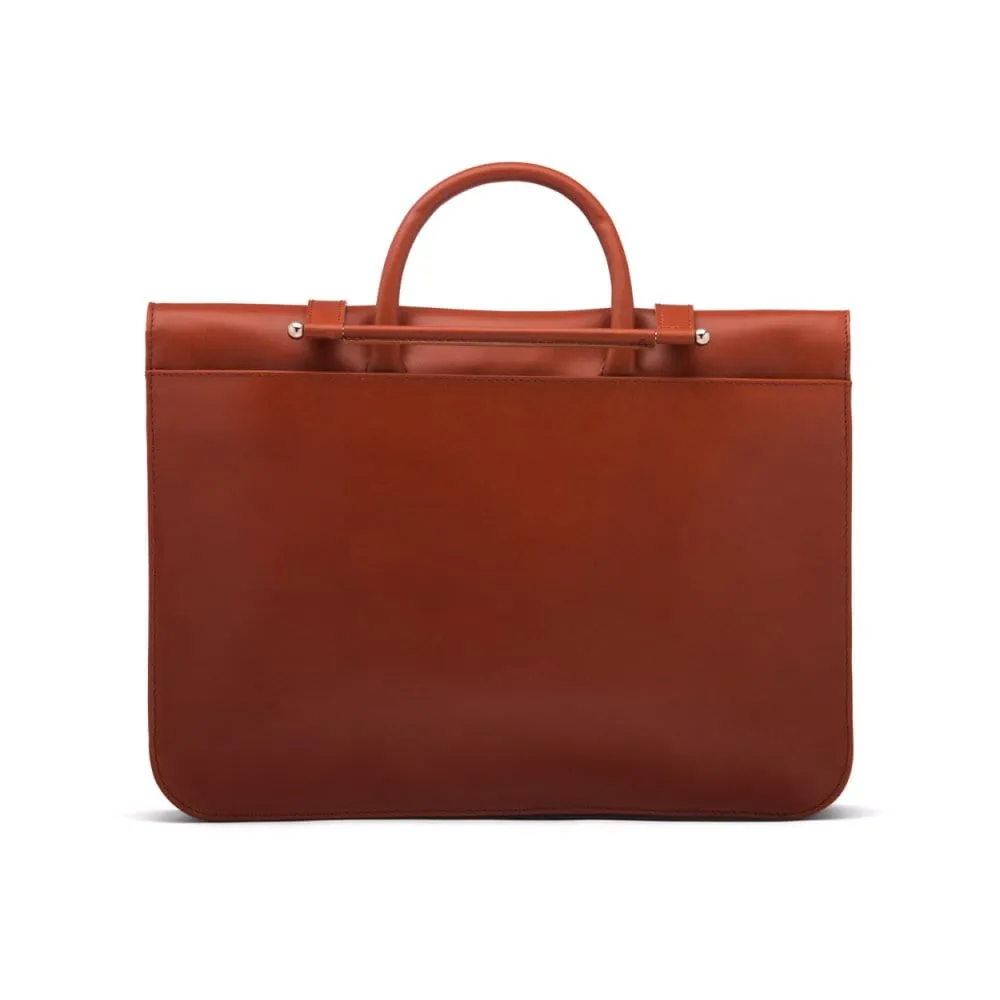 Luxury Leather Music Bag - Havana Tan