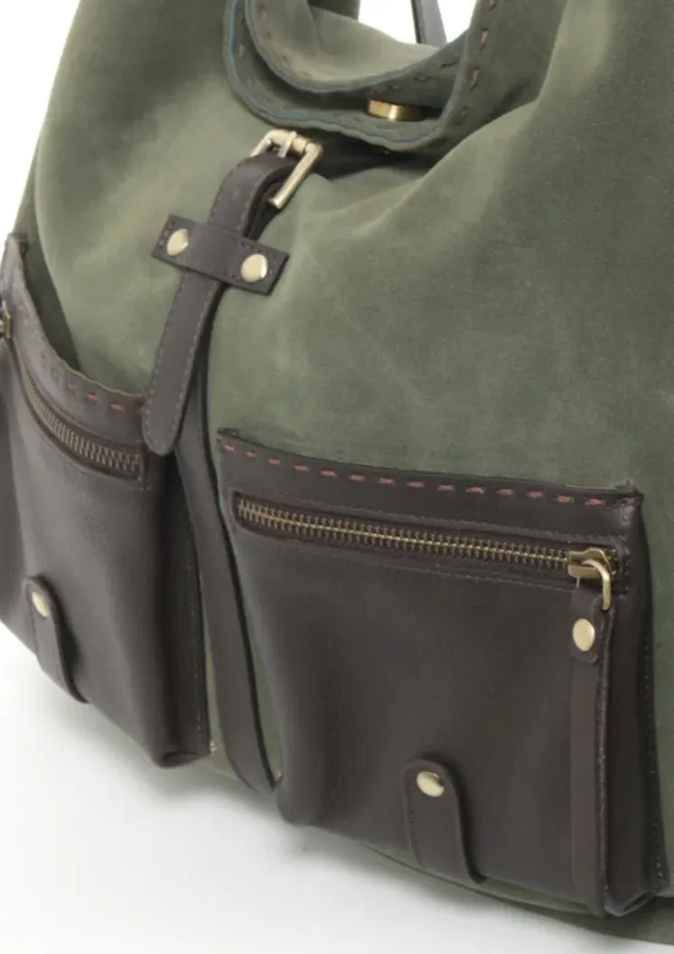 MADISON Olive Suede