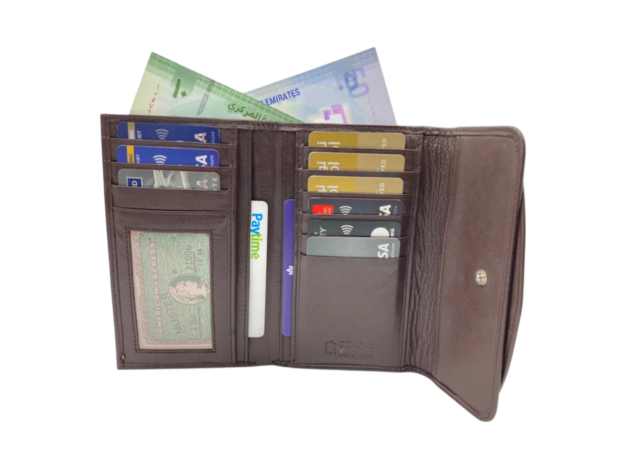 Medium Ladies Wallet, 11 Cards & Coins Wallet # 818