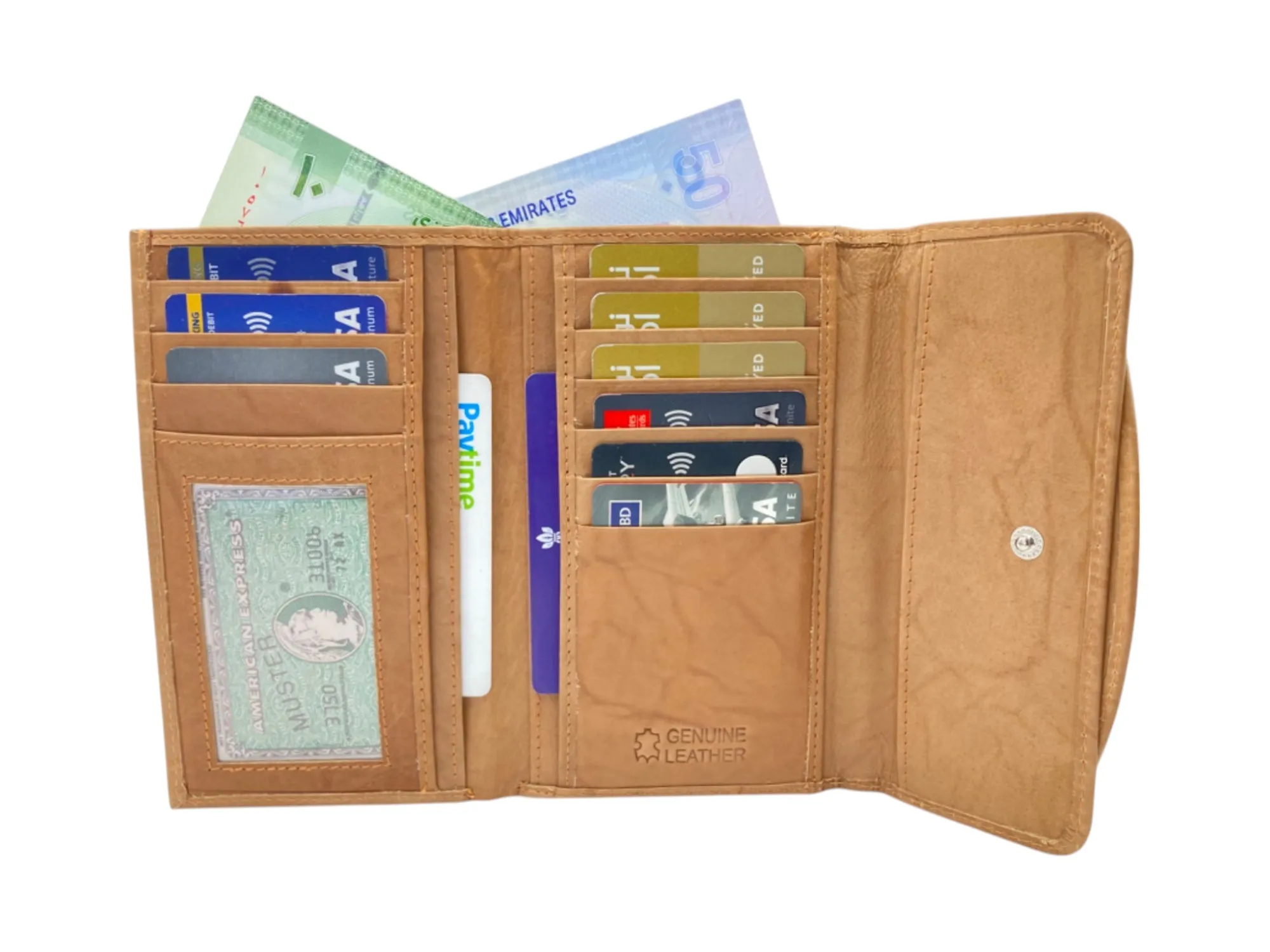 Medium Ladies Wallet, 11 Cards & Coins Wallet # 818