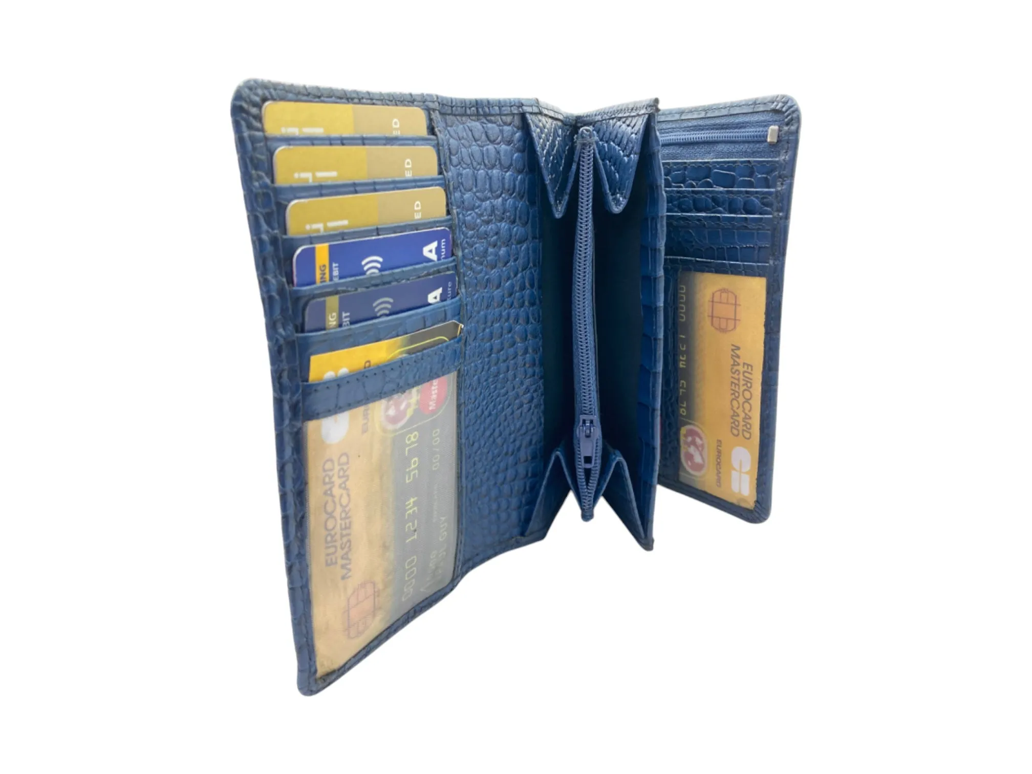 Medium Size Ladies Wallet, Maximum Cards & Coins Trifold Wallet # 1077