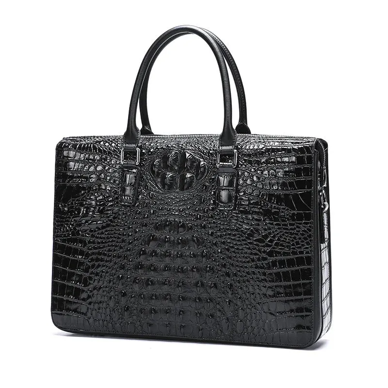 Men Bag Genuine Leather Alligator