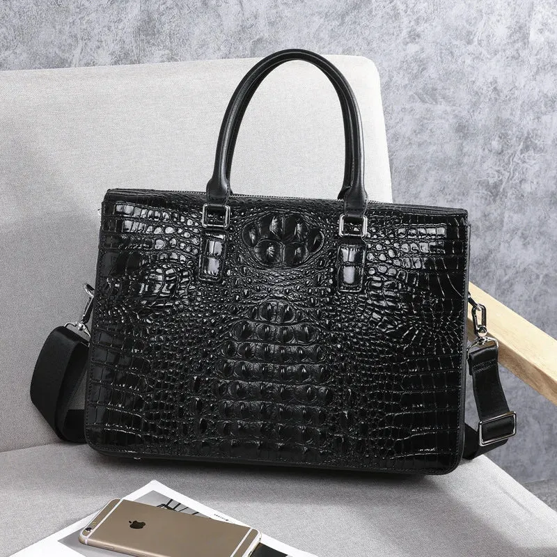 Men Bag Genuine Leather Alligator