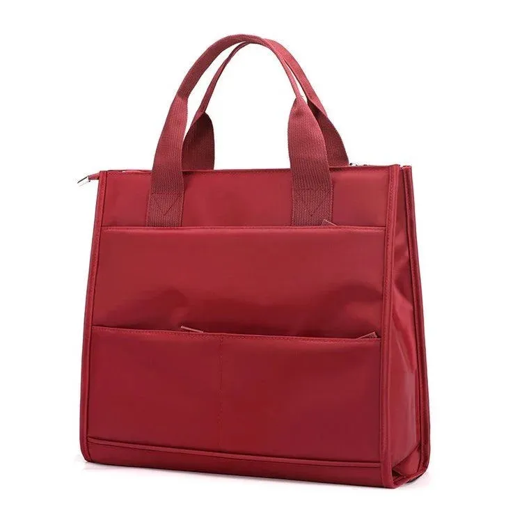 Men's Bag 2023 New Business Casual Men's Handheld Briefcase Business Travel Computer Bag