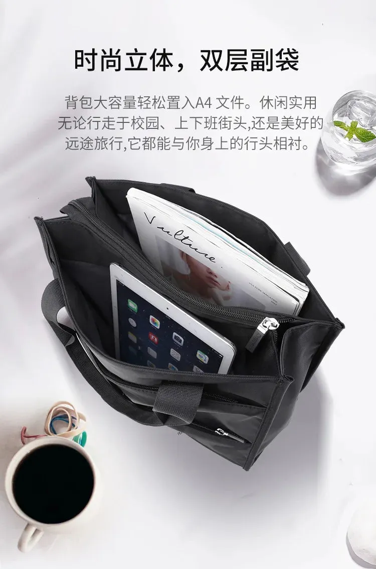 Men's Bag 2023 New Business Casual Men's Handheld Briefcase Business Travel Computer Bag