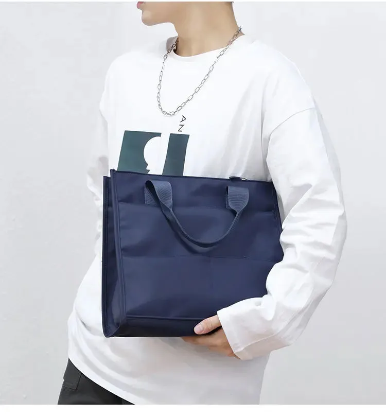 Men's Bag 2023 New Business Casual Men's Handheld Briefcase Business Travel Computer Bag