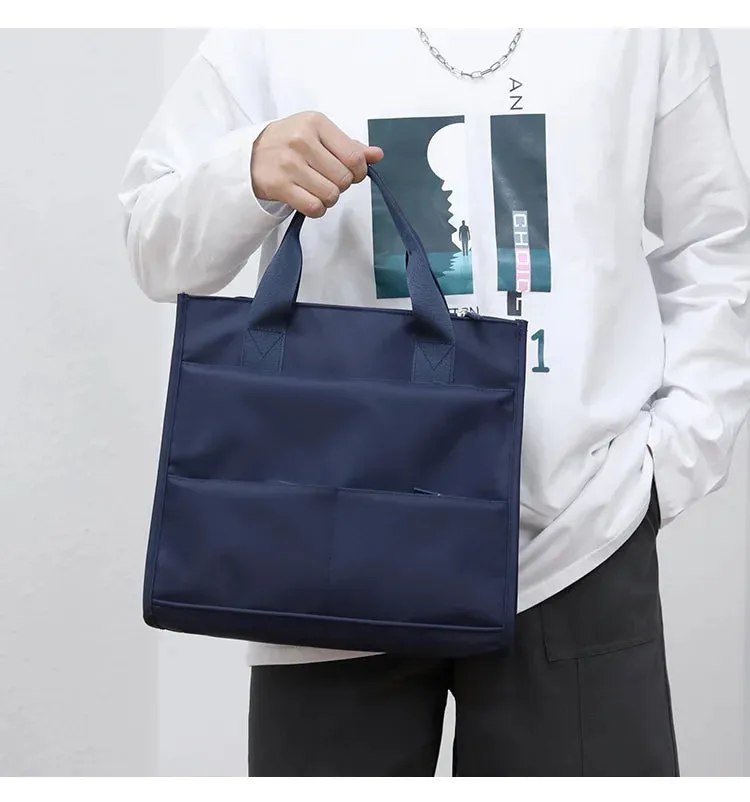 Men's Bag 2023 New Business Casual Men's Handheld Briefcase Business Travel Computer Bag