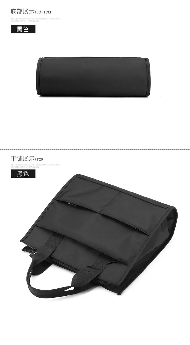 Men's Bag 2023 New Business Casual Men's Handheld Briefcase Business Travel Computer Bag
