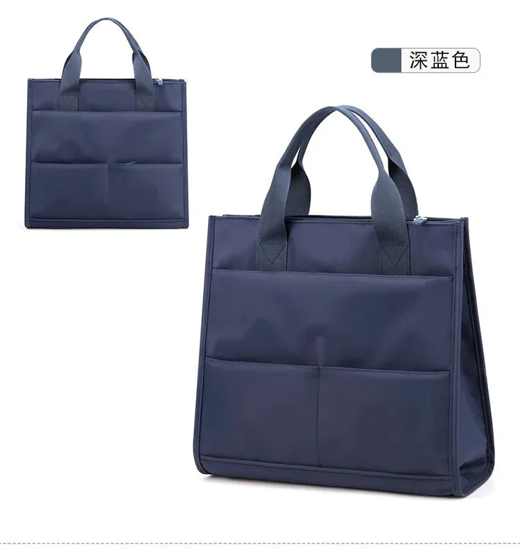 Men's Bag 2023 New Business Casual Men's Handheld Briefcase Business Travel Computer Bag