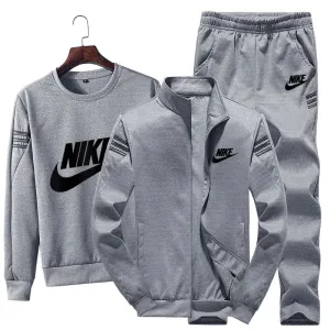 MEN'S THREE-PIECE SUIT FOR SPORTS AND LEISURE