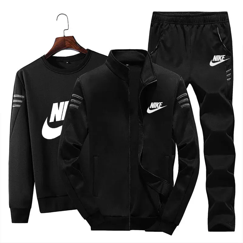 MEN'S THREE-PIECE SUIT FOR SPORTS AND LEISURE