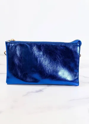 Metallic Royal Crossbody Bag