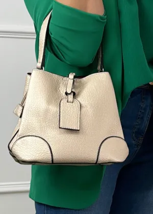 Mikela Gold Crossbody Bag